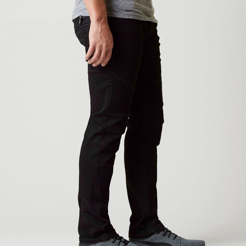 Rock Revival Newt Biker Straight Stretch Jeans
